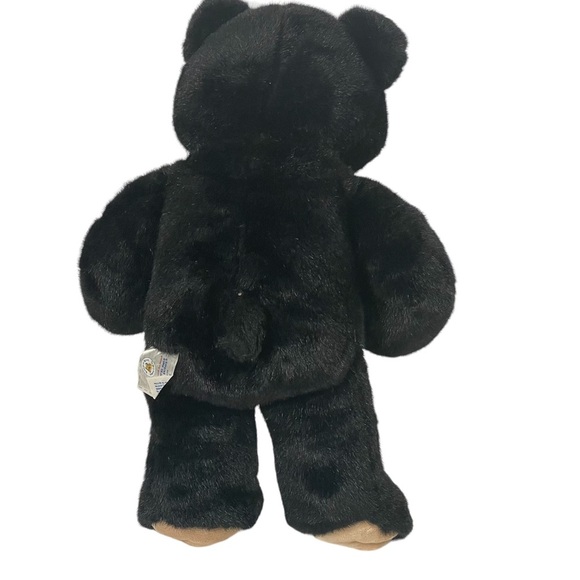 Build A Bear Workshop Black Teddy Bear Stuffed Animal Plush 17 Inches - Picture 4 of 9